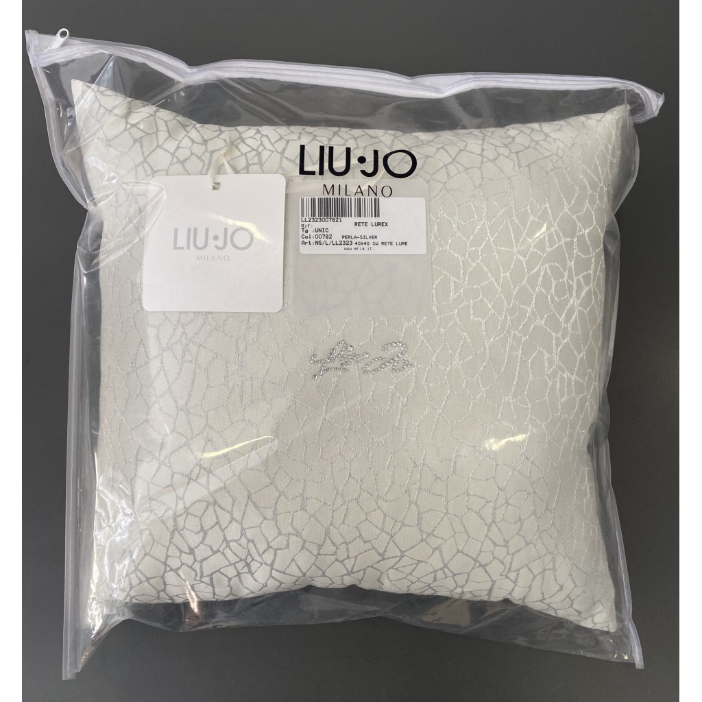 Cuscino Arredo Liu•jo Rete Lurex Alta qualità Made in Italy