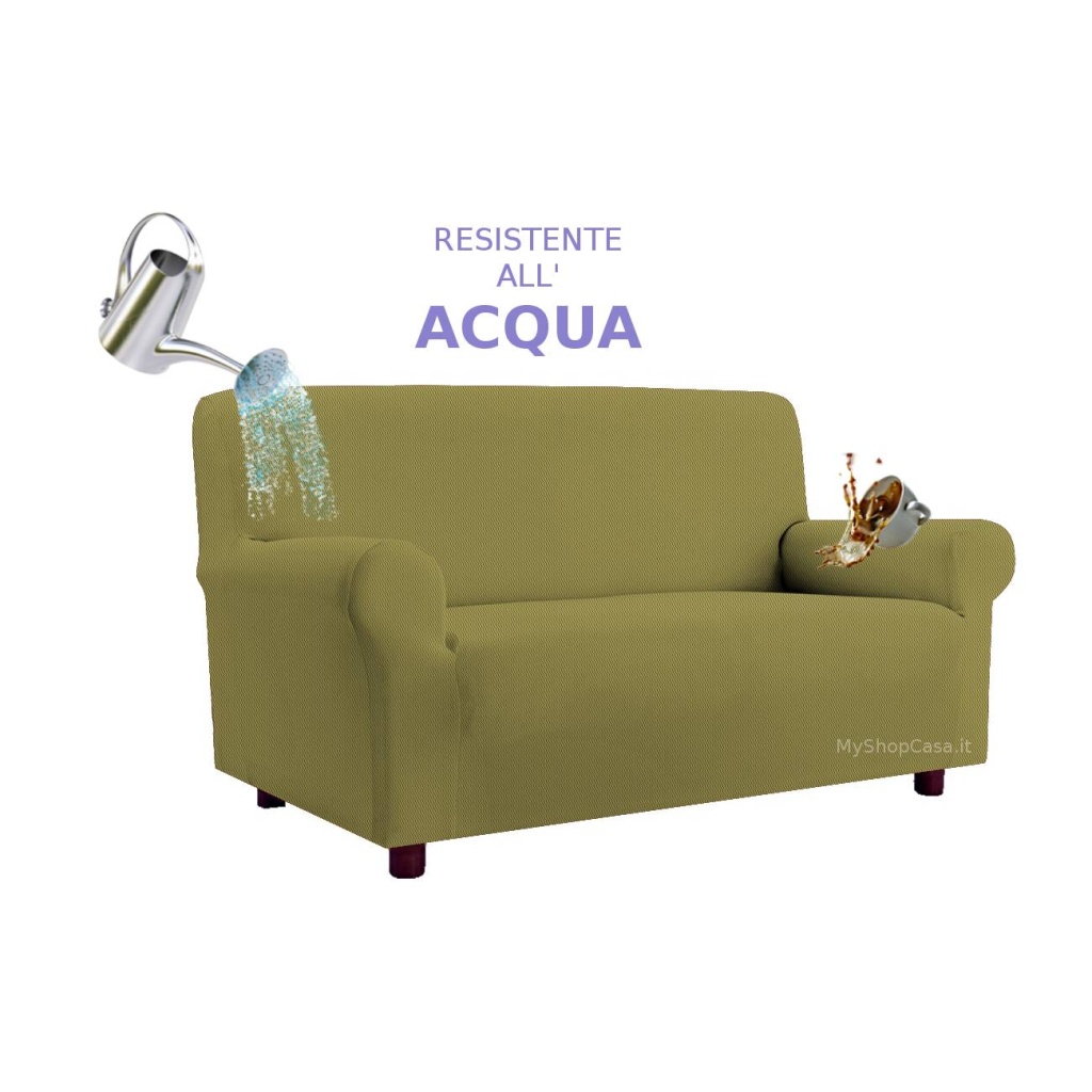 Copridivano Antimacchia Elasticizzato 4 posti beige Impermeabile STOCK SOTTOCOSTO