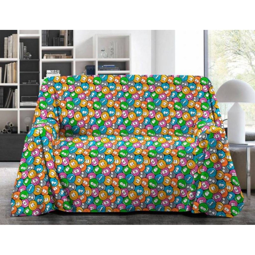 Copritutto gran foulard copridivano telo arredo made Italy copripoltrona