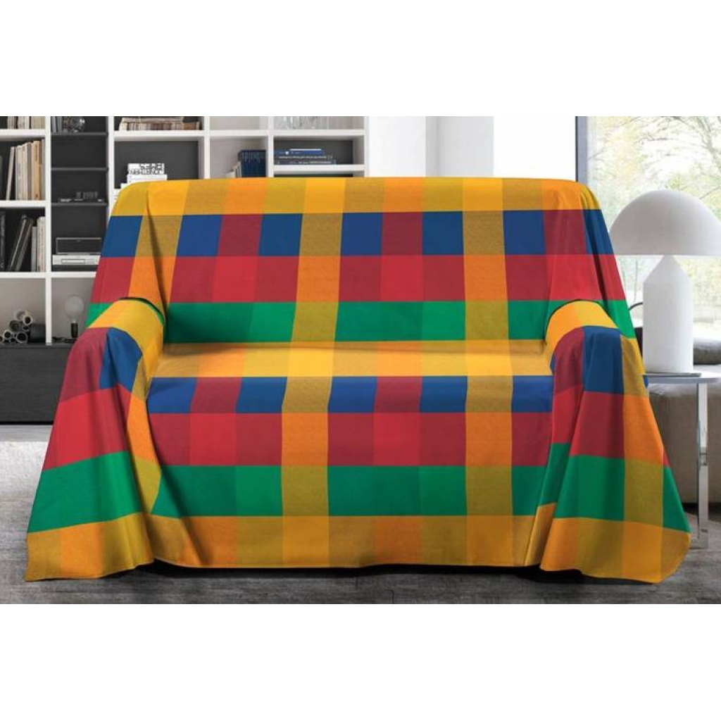 Copritutto gran foulard copridivano telo arredo made Italy copripoltrona