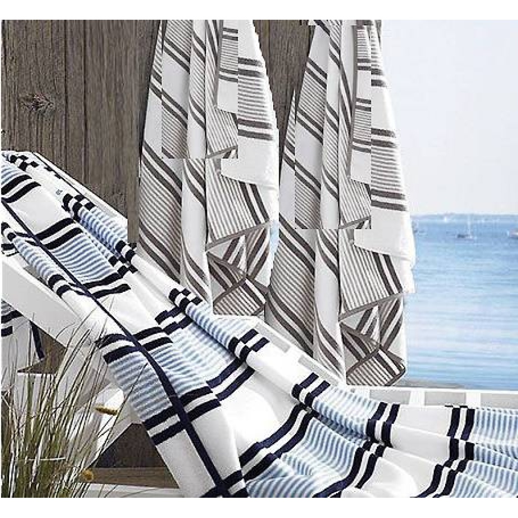 Copritutto Telo arredo Copridivano Frange Fouta Copriletto matrimoniale rigato