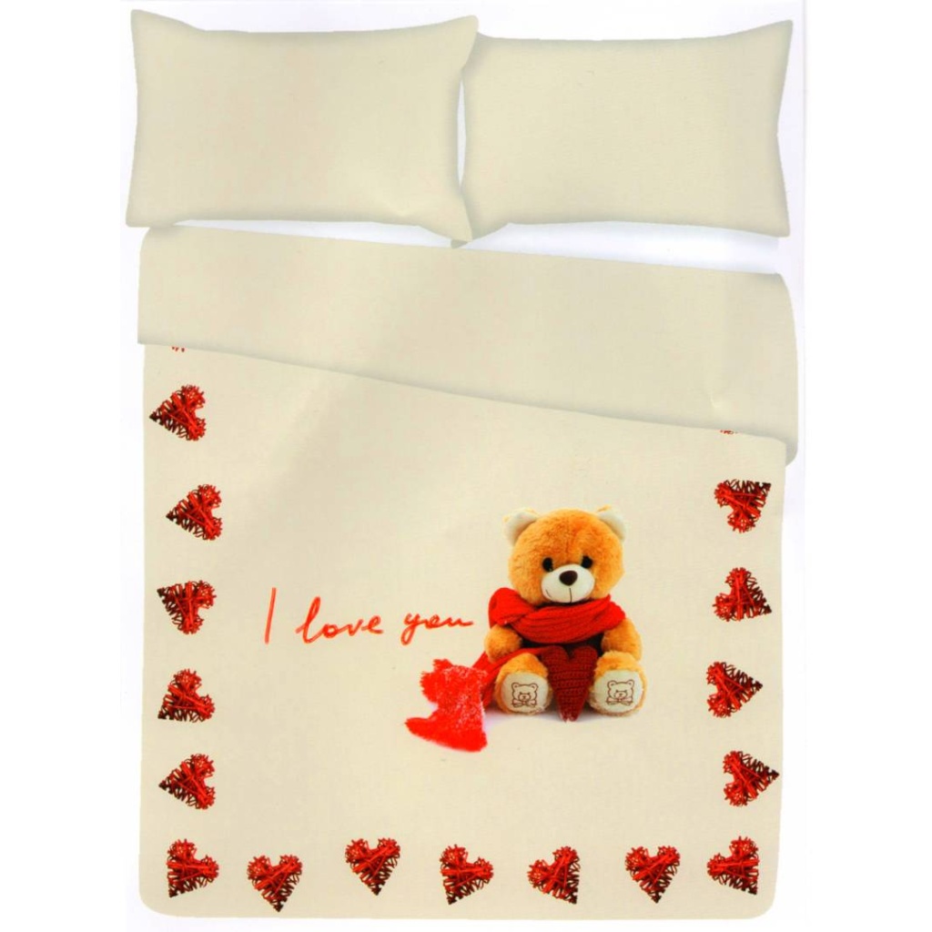 Parure SaccoCopripiumino Digitale letto matrimoniale Animali scatola idea regalo