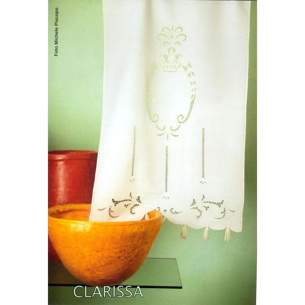 Tenda Tendone Tendaggio RICAMATI A MANO made in Italy  CLARISSA CHAMPAGNE