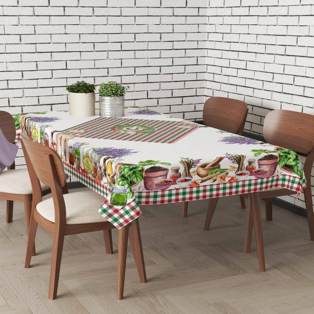 Tovaglia in Panama di Cotone al 100% Made in Italy con stampa digitale