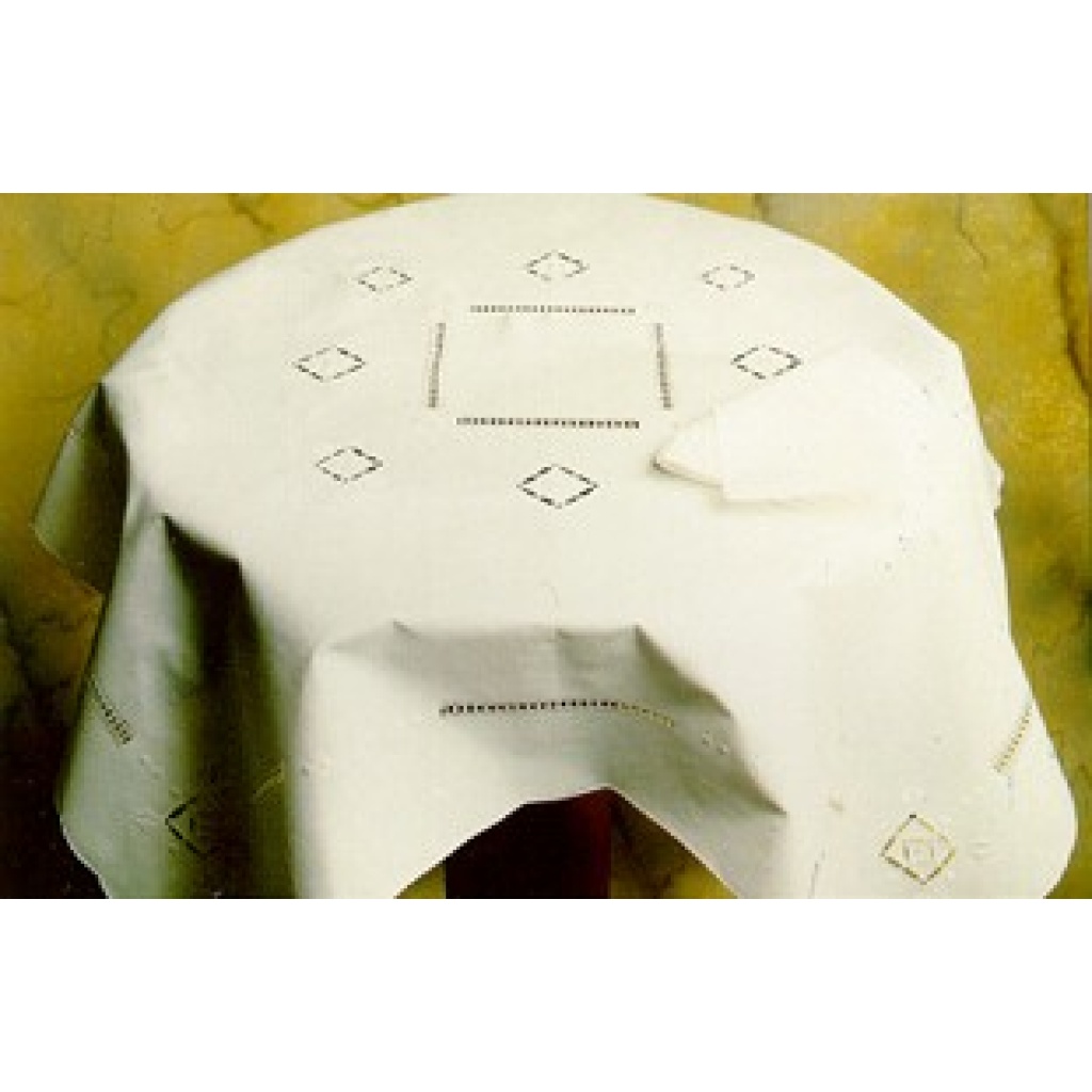 Tovaglietta da the RICAMATA A MANO made in Italy LINO P.A.ITALIANO