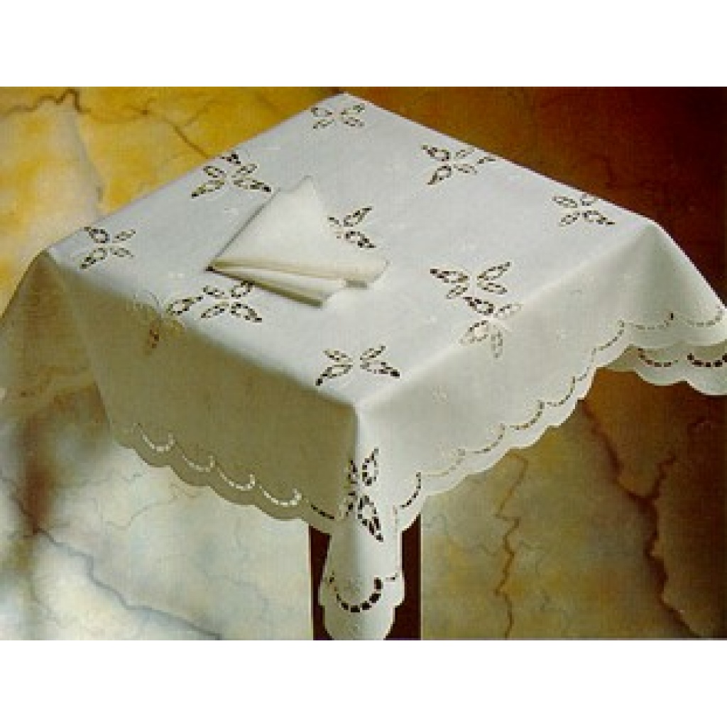 Tovaglietta RICAMATA A MANO made in Italy PURO LINO FENICE