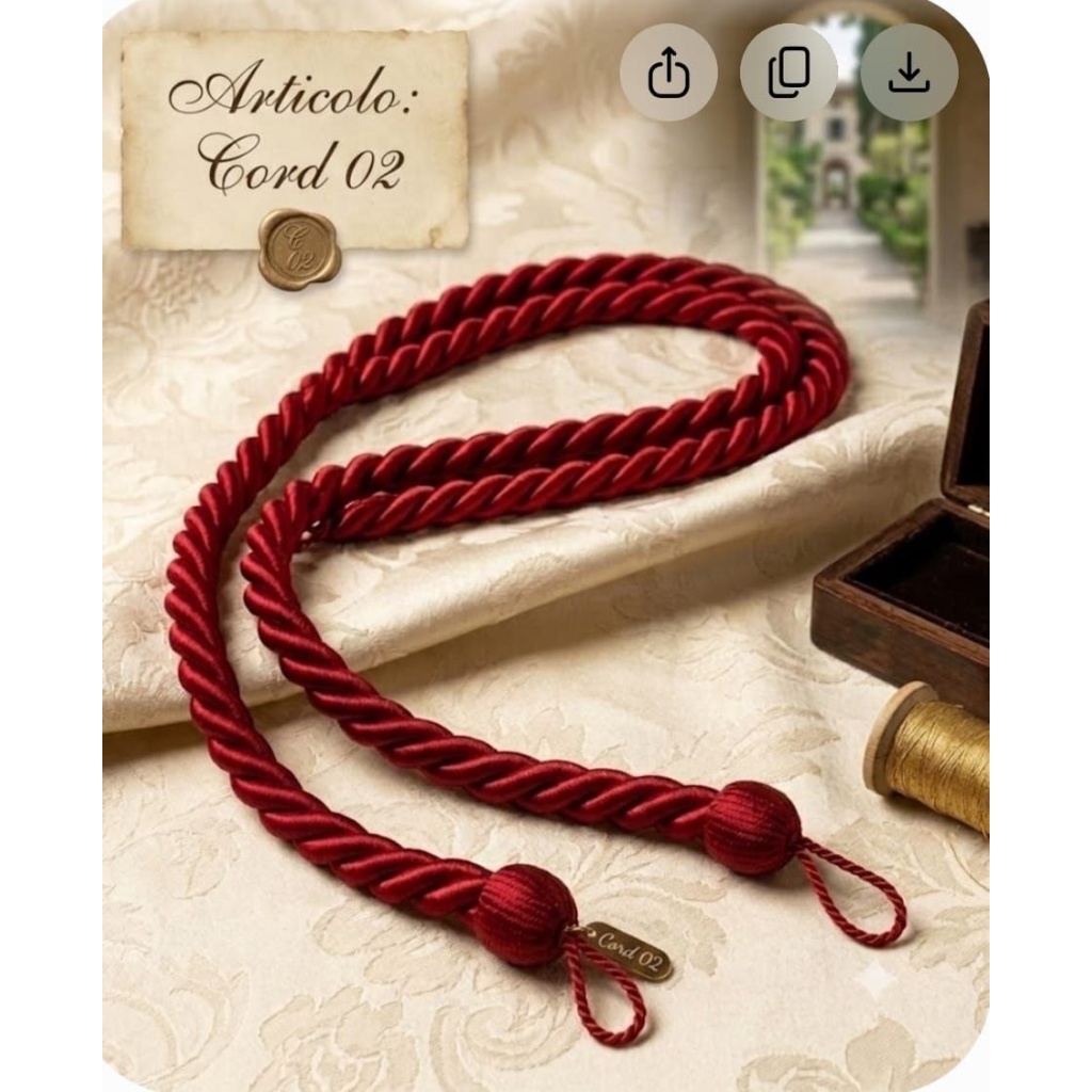 Passamanerie cordoni tende